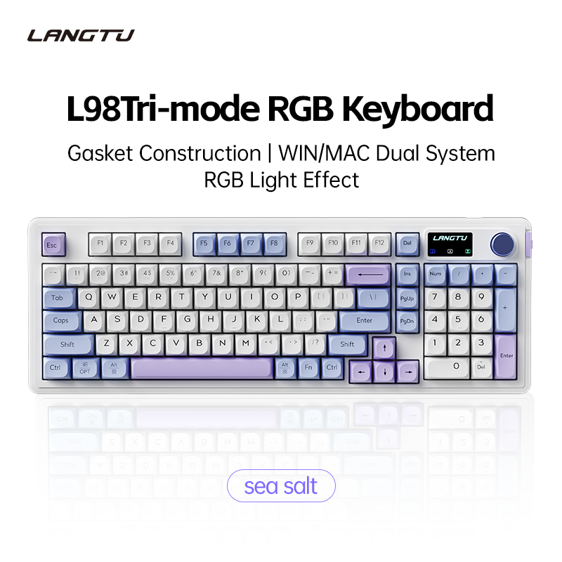 LANGTU L98 RGB TRI-MODE HIGH-END GAMING OFFICE KEYBOARD