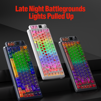 LANGTU T75 HIGH-END RGB TRI-MODE GAMING AND OFFICE MECHNICAL KEYBOARD