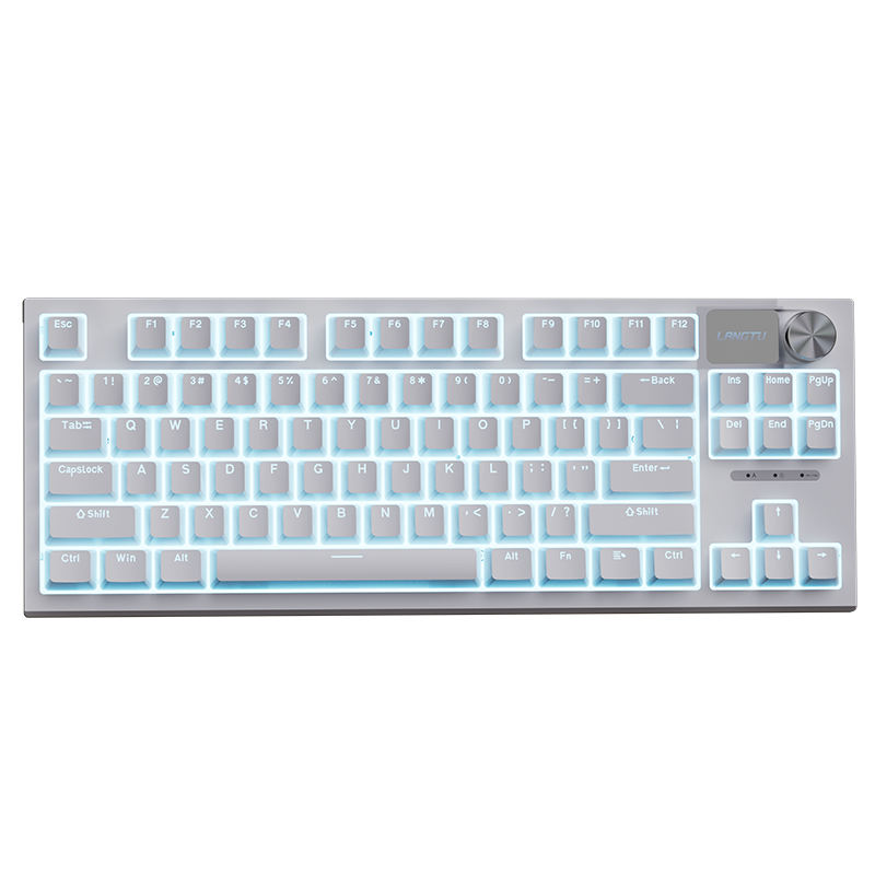 LANGTU LT84 RGB Wired Wireless Tri-mode Gaming And Office Mechanical Keyboard