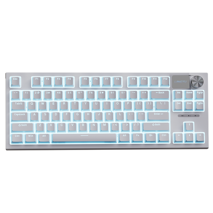 LANGTU LT84 メカニカルキーボード ホワイト LANGTU LT-84 RGB Tri-mode Mechanical Gaming Keyboard – LANGTU Store