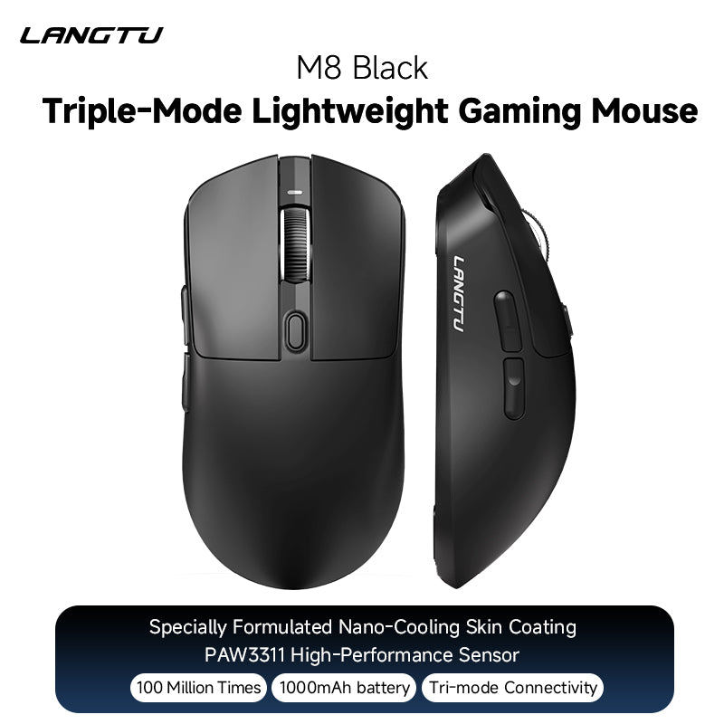 LANGTU M8 Tri-Mode Wireless Lightweight All-Around Mouse
