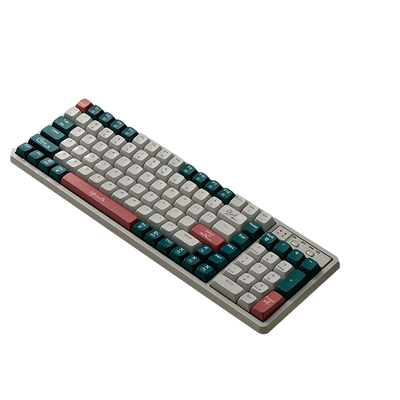 LANGTU LT-L8 Squid Themed 102-Key Tri-Mobe Connection 100% Hotswap RGB LED Backlit Mechanical Gaming Keyboard ft. Red Linear CIY Customized Switches & PBT Keycaps