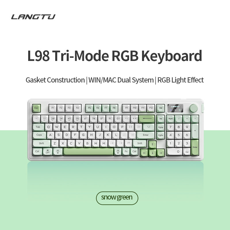 LANGTU L98 RGB TRI-MODE HIGH-END GAMING OFFICE KEYBOARD