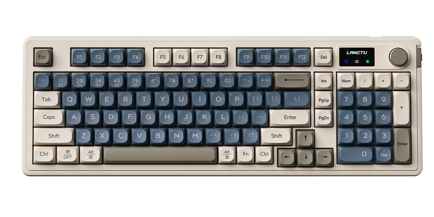 LANGTU L98 RGB TRI-MODE HIGH-END GAMING OFFICE KEYBOARD