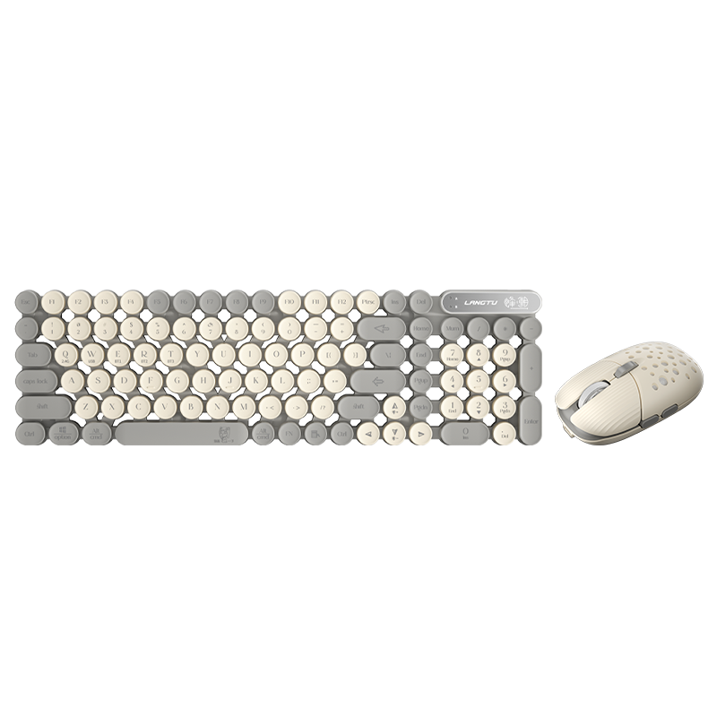 LANGTU OG102 RGB Tri-mode Hollow Keyboard and Mouse Set