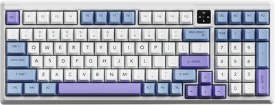 Langtu T98 Wired Hot Swap Game Office Mechanical Keyboard （White Ice Blue）