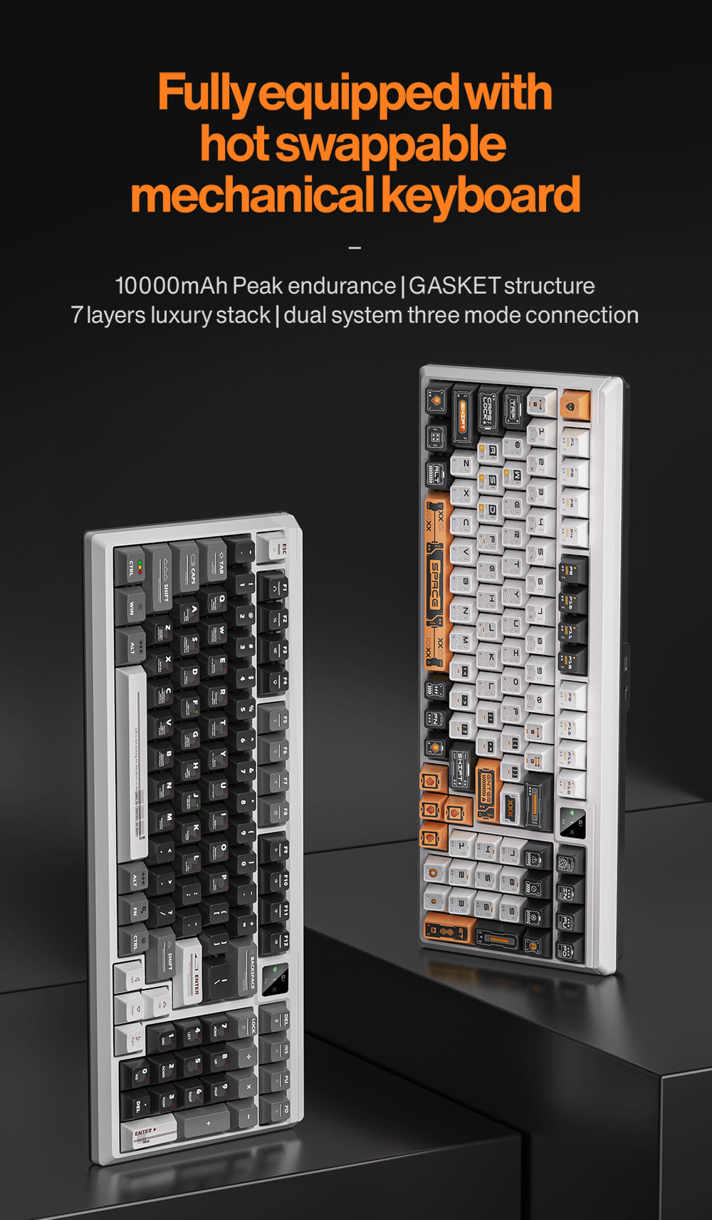 Langtu T98 Wireless Tri-Mode Efficiency And Experience Mechanical Keyboard