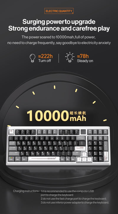 Langtu T98 Wireless Tri-Mode Efficiency And Experience Mechanical Keyboard