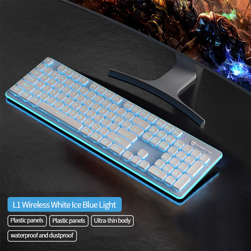 LANGTU L1 full metal panel membrane keyboard