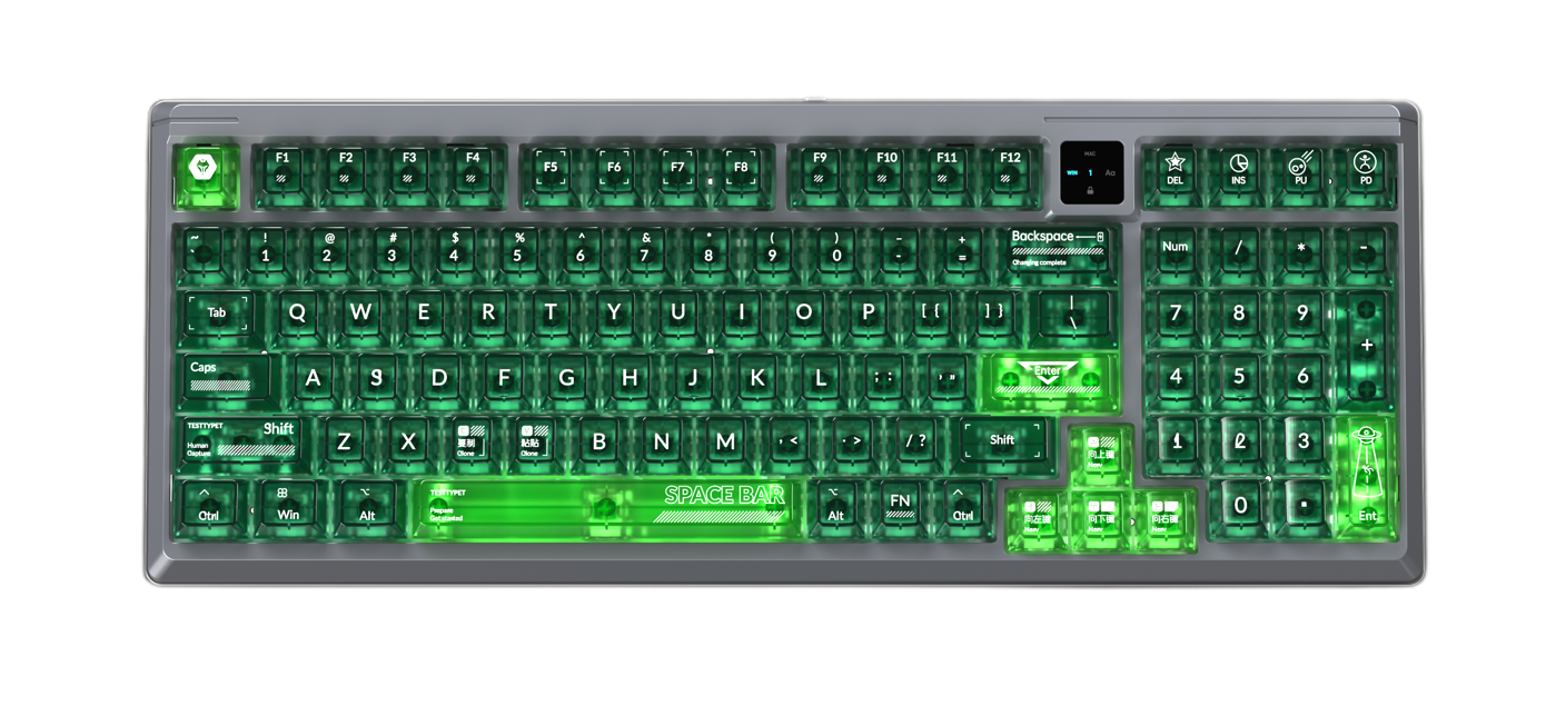 Langtu T98 Wireless Tri-Mode Efficiency And Experience Mechanical Keyboard