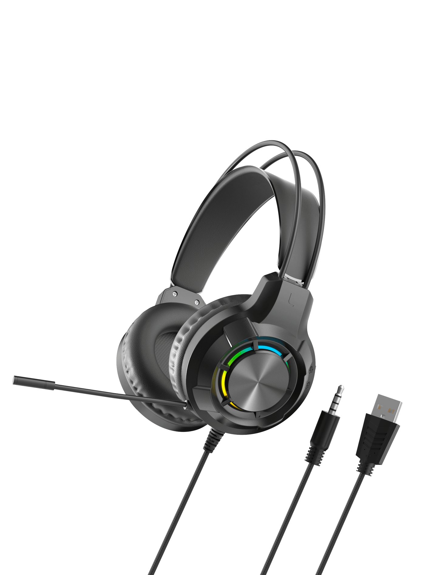 LANGTU SY-G45 Gaming Headset RGB Lighting Wired Headphones