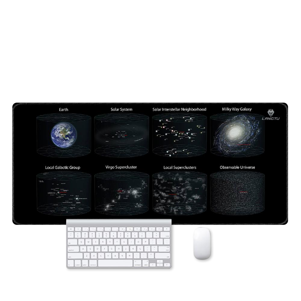 LANGTU Extended XXXL Space Themed Mouse Pad ft. Astrospace
