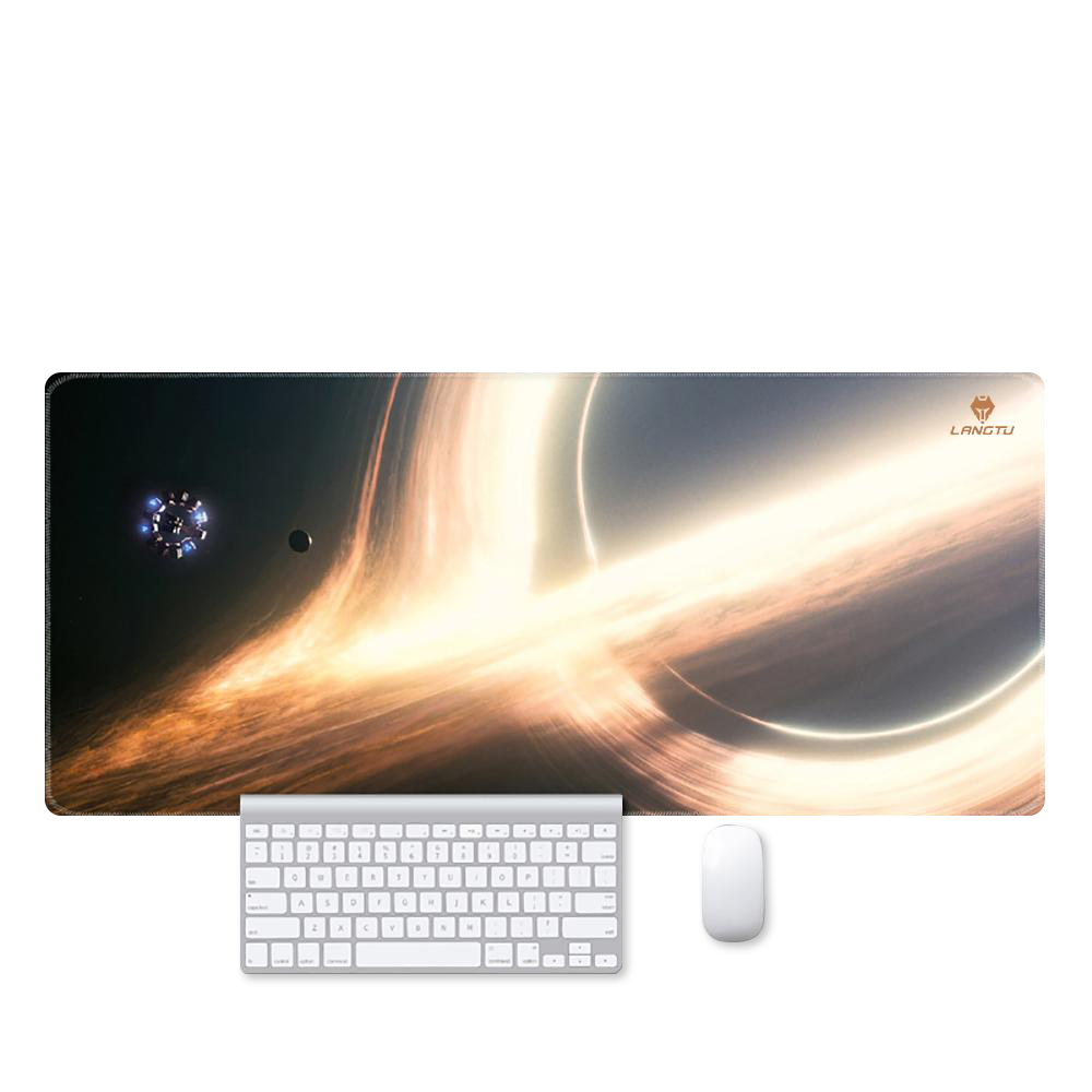 LANGTU Extended Nebula Non-Slip Space Themed Gaming Mouse Pad