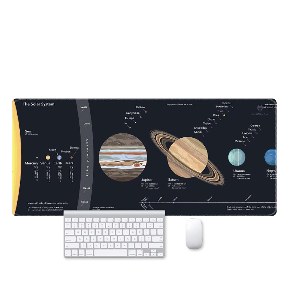 LANGTU Extended XXXL Solar System Space Themed Mouse Pad – LANGTU Store