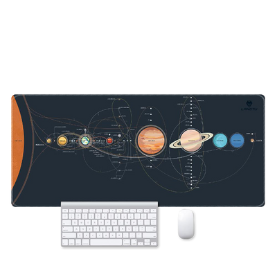 LANGTU Extended XXXL Space Themed Solar System Mouse Pad