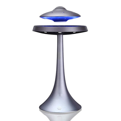 LANGTU UFO Magnetic Levitating Bluetooth 4.0 Wireless Charging LED Floating Lamp Speaker Grey - LANGTU Store