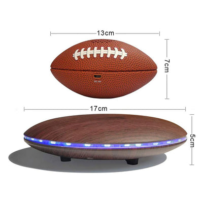 LANGTU Magnetic Levitating LED Football Style Floating Speaker