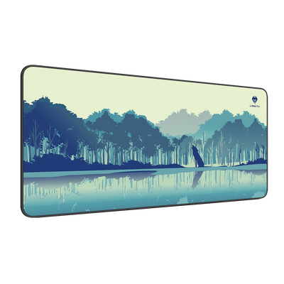 LANGTU Extended XXL Autumn Season Themed Mouse Pad ft. Lake Forest