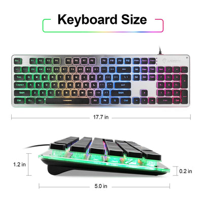 LANGTU L1 RGB membrane keyboard