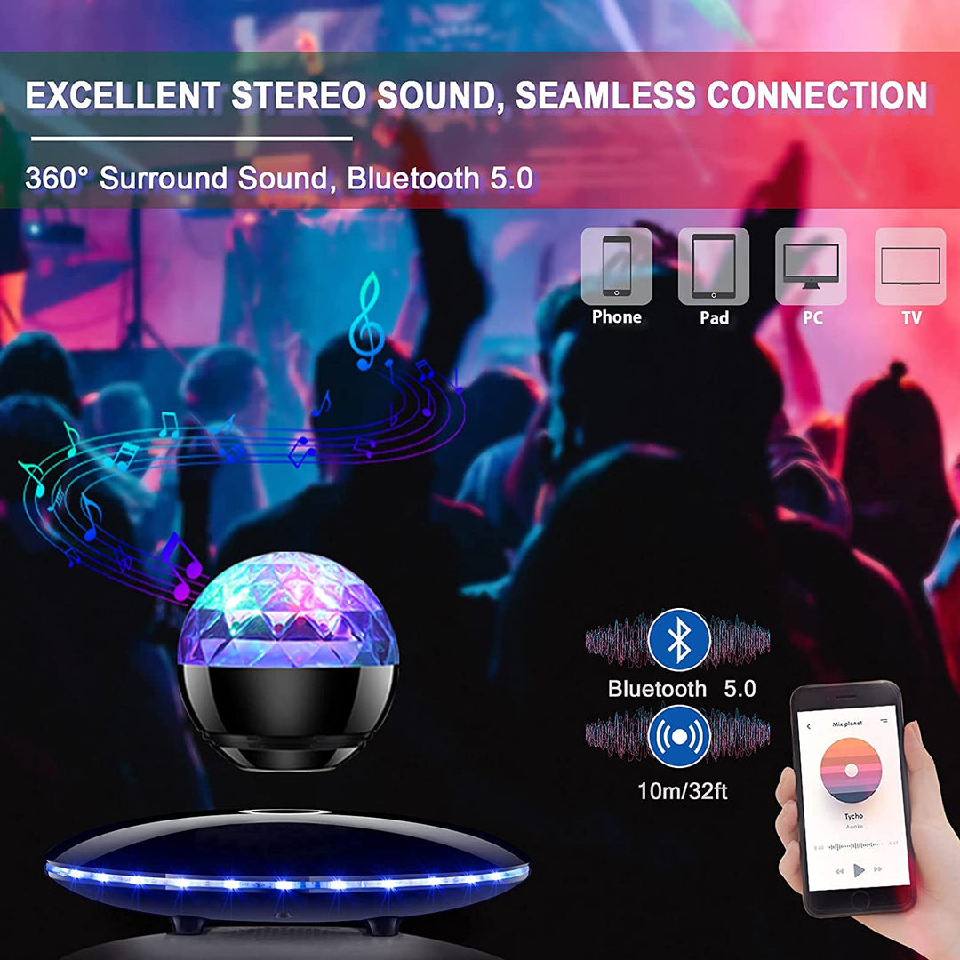 LANGTU Magnetic Levitating Party Neon Bluetooth Wireless Floating