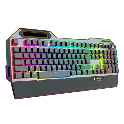 LANGTU G500 Rainbow Hintergrundbeleuchtete mechanische Tastatur mit 104 Tasten und LANGTU MY-Schaltern