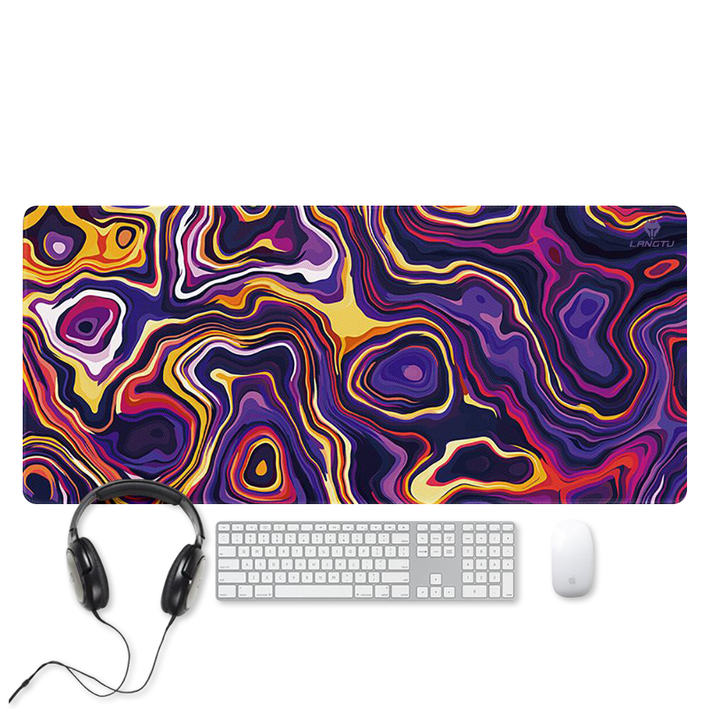 LANGTU Extended XXXL Fusion Themed Computer Keyboard Mouse Pad