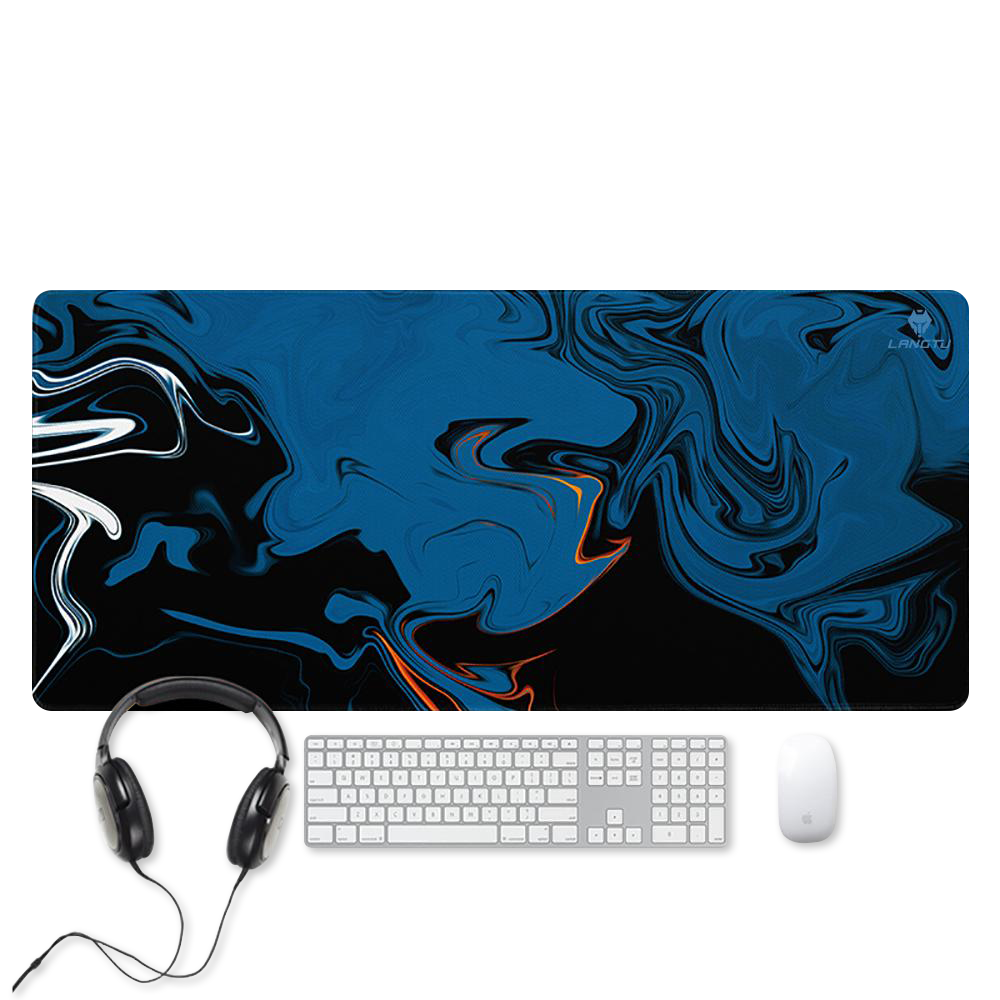 LANGTU Extended XXXL Non-Slip Fusion Themed Mouse Pad