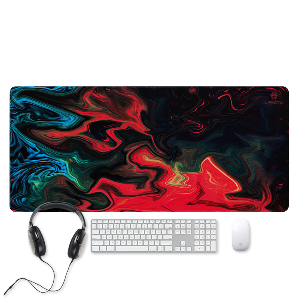 LANGTU Extended Mixing Colors XXXL Gaming Mouse Pad