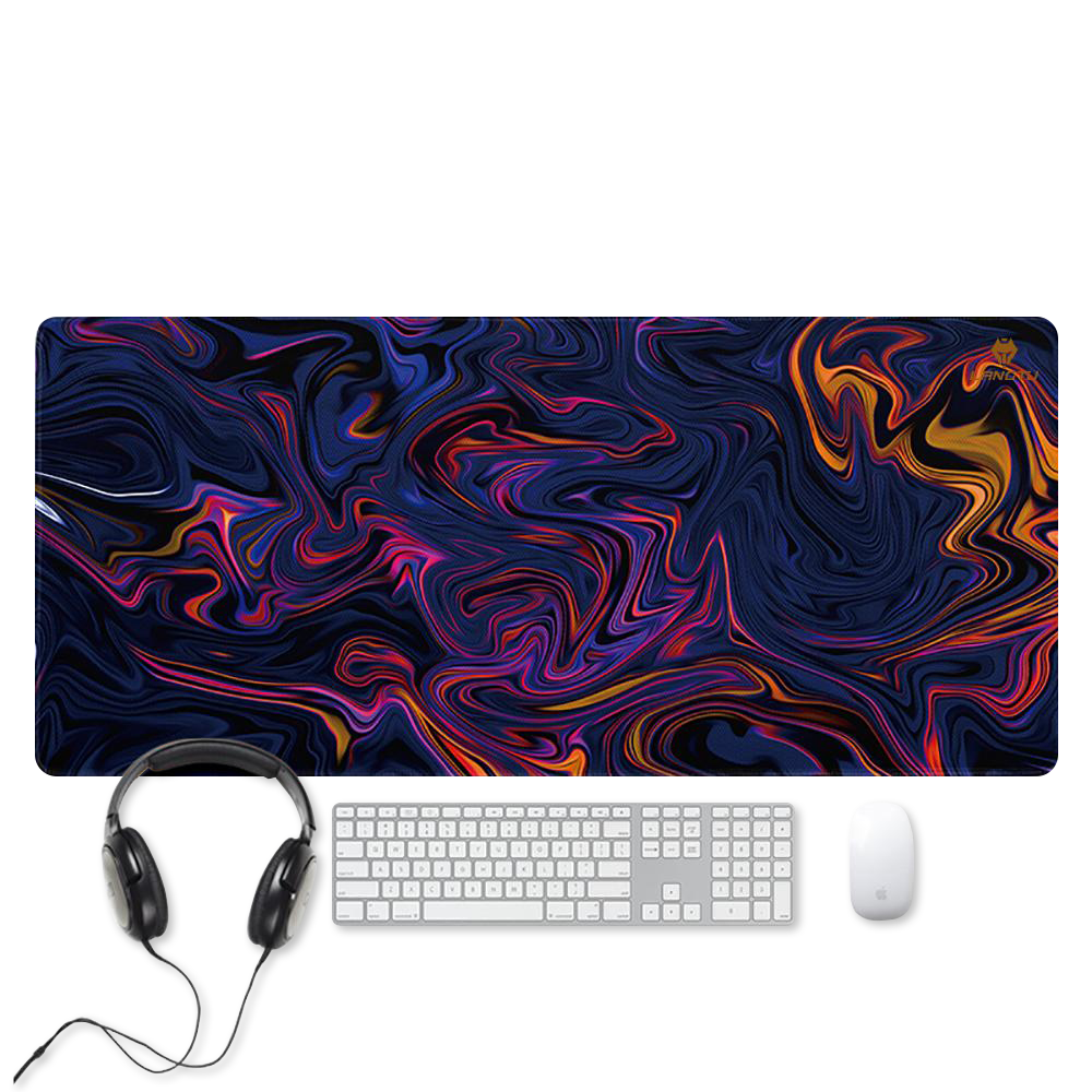 LANGTU Extended Mixing Colors Fusion Themed Gaming Mouse Pad