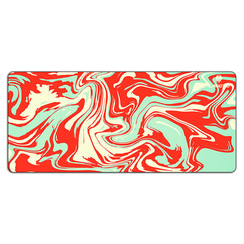 LANGTU SMOOTH SURFACE Stitched Edge Mixing Colors XXXL Mouse Pad
