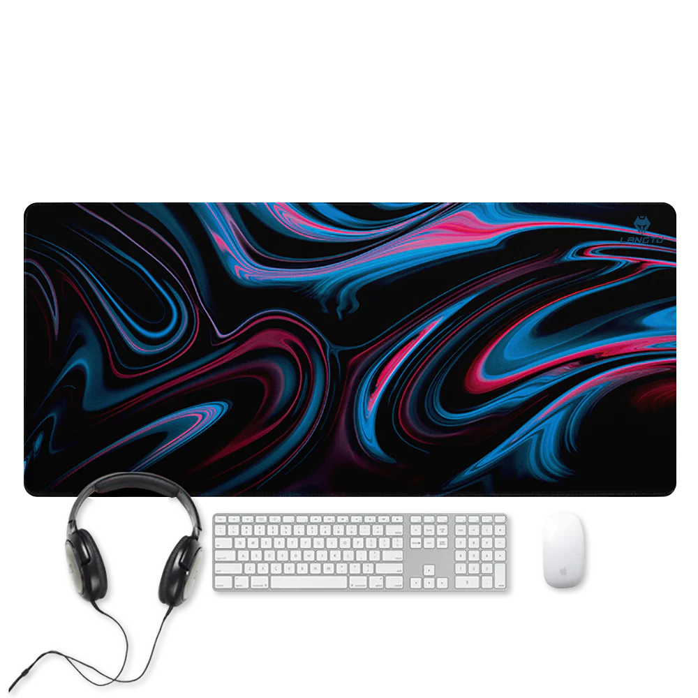 LANGTU Mixing Colors Extended XXXL Fusion Themed Mouse Pad
