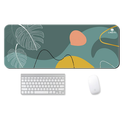 LANGTU Stitched Edge Extended SMOOTH SURFACE Morandi Themed Gaming Mouse Pad