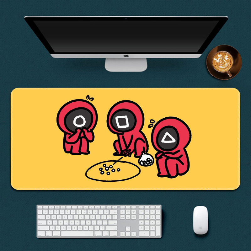 LANGTU Extended XXXL Squid Game Themed Mouse Pad ft. Pink Soldiers - LANGTU Store