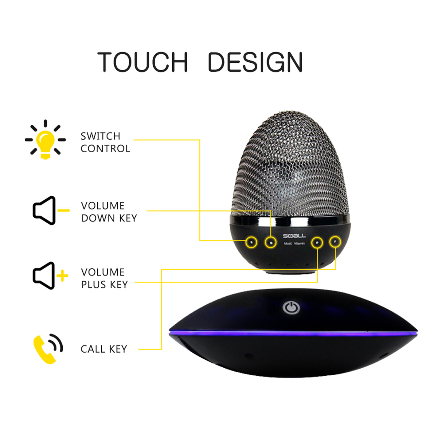 Floating Bluetooth Speaker W/ lights – Lionheart Motivation Factory LLC.