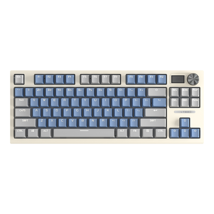 LANGTU LT84 メカニカルキーボード ホワイト LANGTU LT84 Display Screen Mechanical Keyboard – mechkeysshop