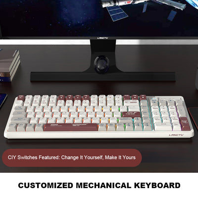 LANGTU L8 RGB Tri-mode mechanical gaming keyboard