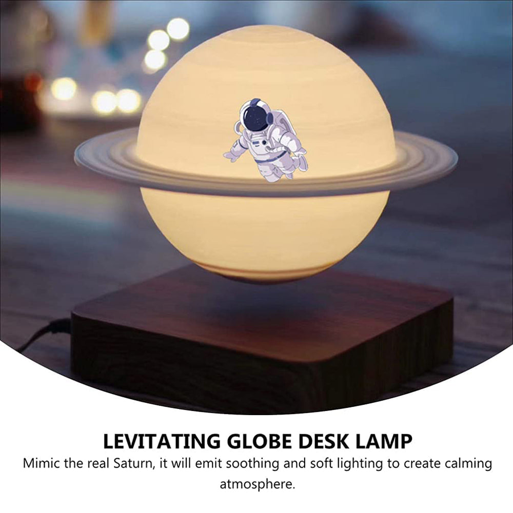 LANGTU Wireless Charger Maple Square Base Magnetic Levitation Smart Lamp
