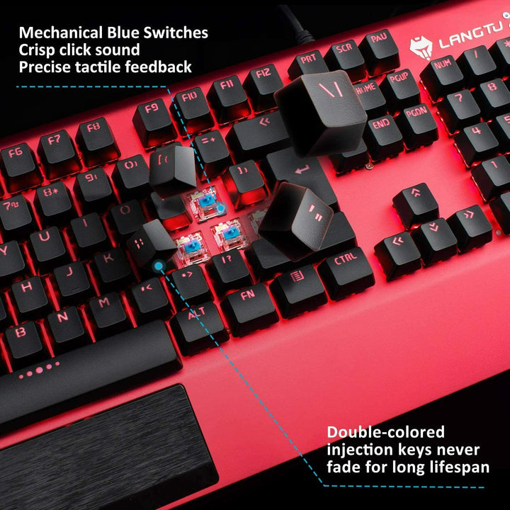 LANGTU K1000 PRO RGB Wired Gaming Mechanical Keyboard