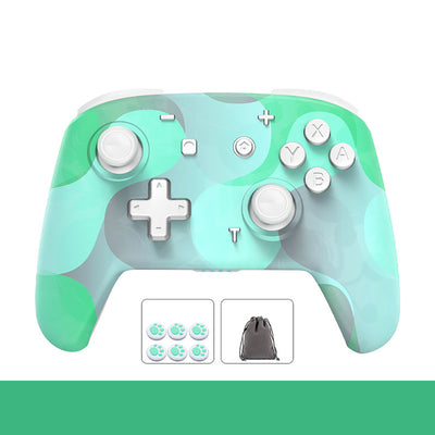 LANGTU Store EasySMX Switch Wireless Pro Controller/Remote/Gamepad for Switch/Switch Lite with Joysticks, Turbo, Motion Control, Dual Vibration, Wakeup and Screenshot Functions ft. Mint Art