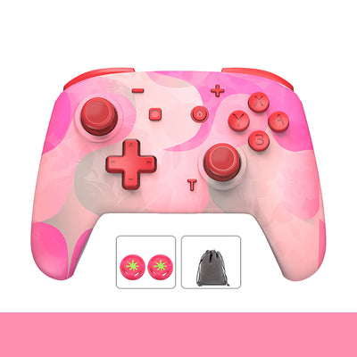 LANGTU Store EasySMX Switch Wireless Pro Controller/Remote/Gamepad for Switch/Switch Lite with Joysticks, Turbo, Motion Control, Dual Vibration, Wakeup and Screenshot Functions ft. Pink Art
