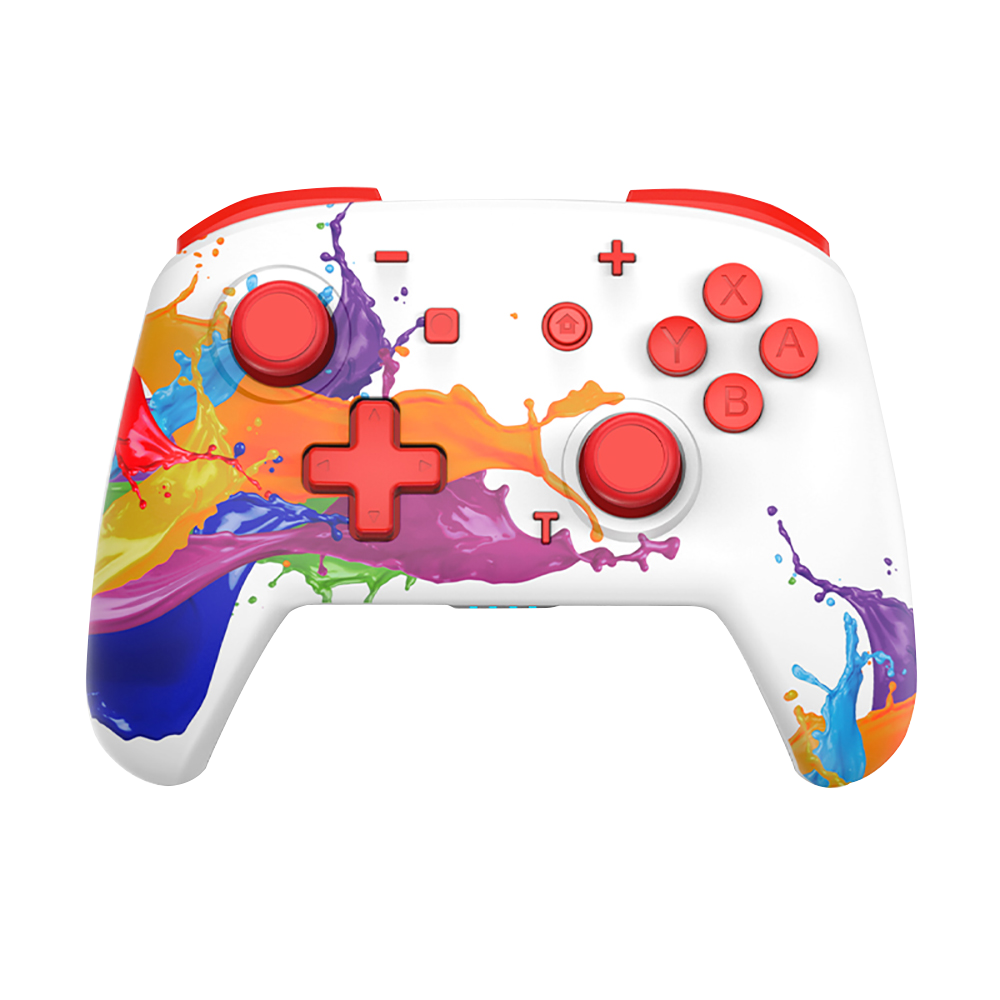 LANGTU Store EasySMX Switch Wireless Pro Controller/Remote/Gamepad for Switch/Switch Lite with Joysticks, Turbo, Motion Control, Dual Vibration, Wakeup and Screenshot Functions ft. Watercolor