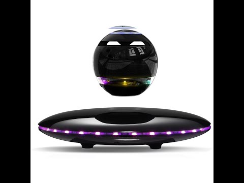 LANGTU Infinity Orb Magnetic Levitating Bluetooth 4.0 LED Wireless Floating Speaker White - LANGTU Store